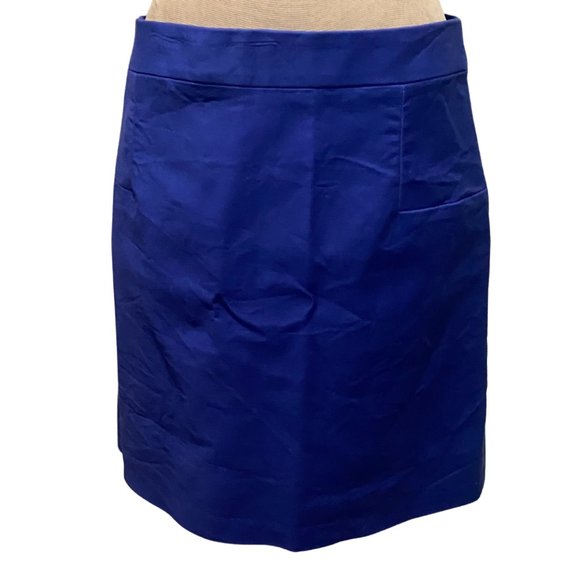 Jcrew blue skirt sz 12 - Picture 1 of 7